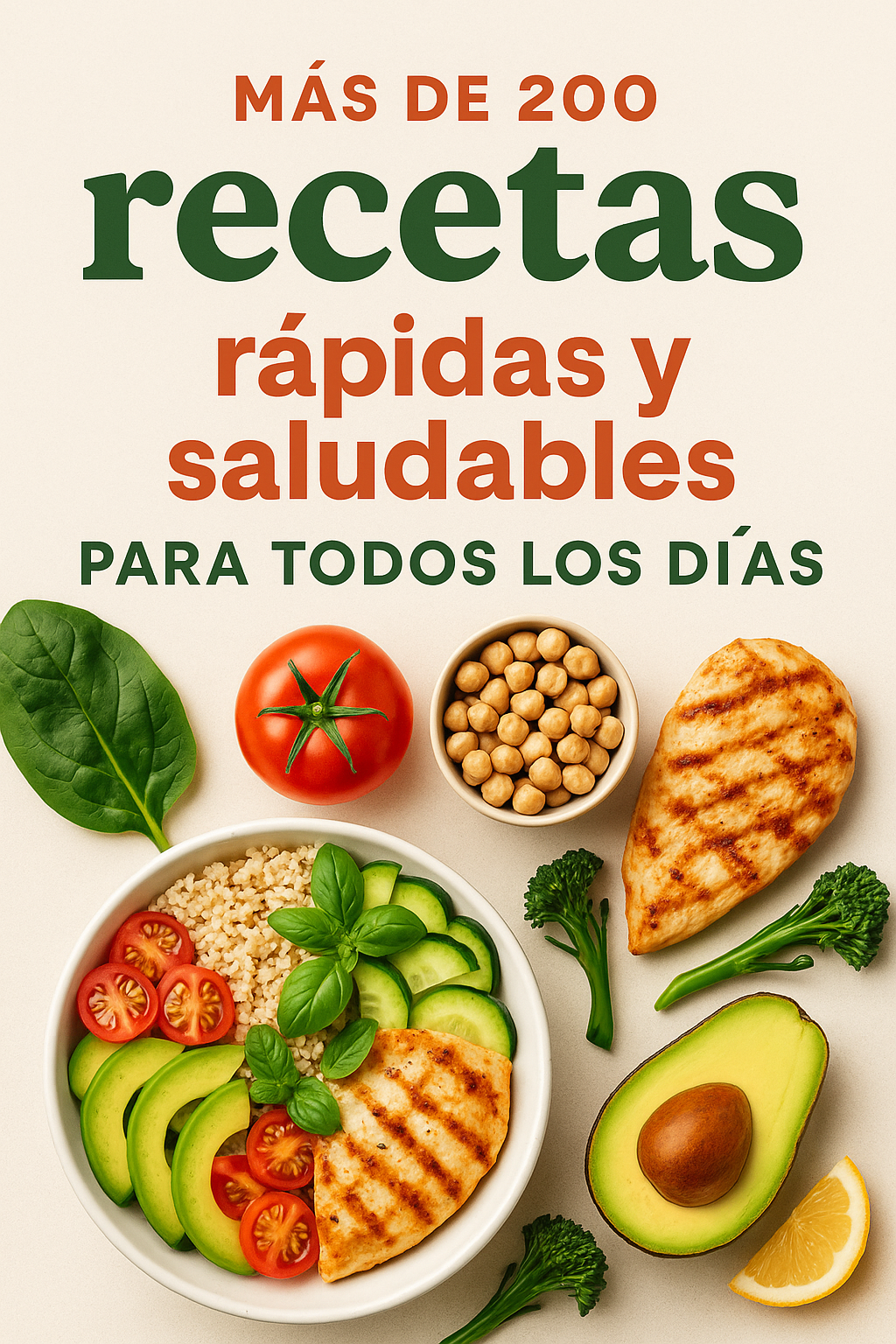 Más de 200 recetas saludables para todos los días